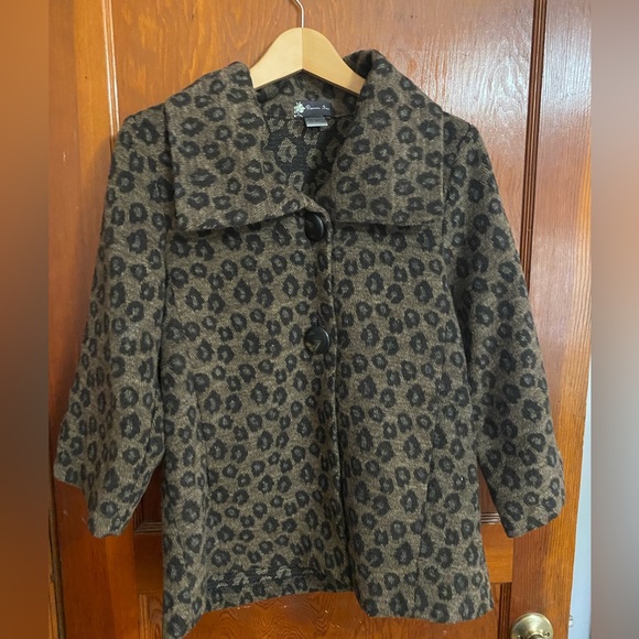 Leopard Print Damee, Inc. Ladies Small Lightweight Jacket - Picture 1 of 6